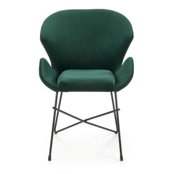 Фото2.Кресло Halmar K-458 Темно-зеленый